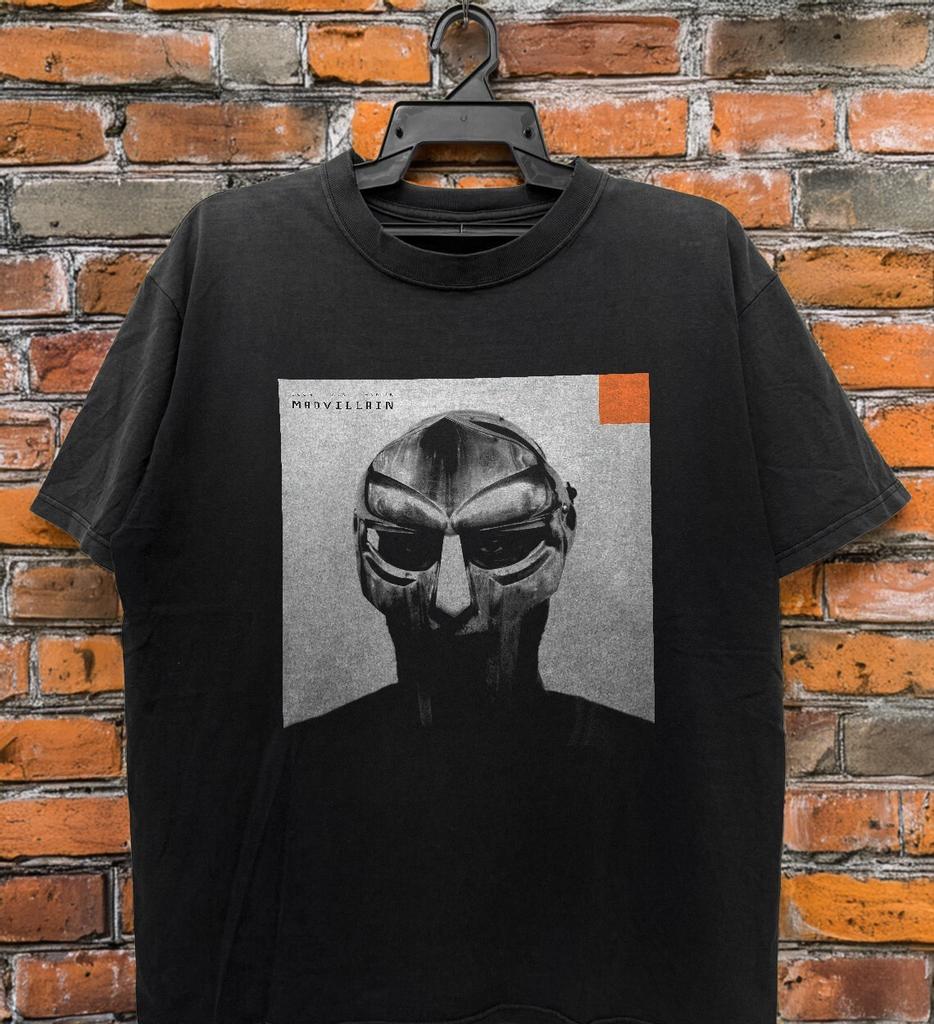 HOT! Mf Doom Madvillainy Madvillain Unisex Black Cotton T-Shirt