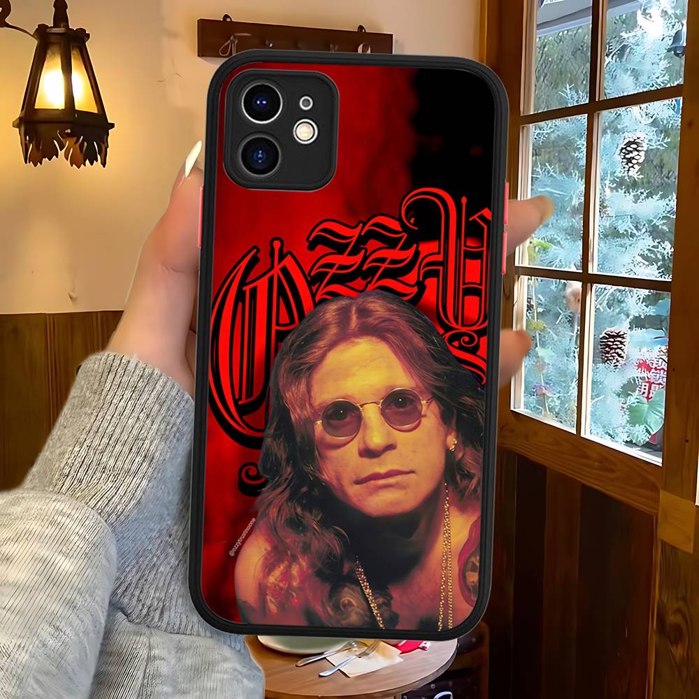 Чехол для телефона O-Ozzy Osbourne Band для iPhone 16 15 14 Plus 15 13 12 11 Pro Max X XS MAX Матовый чехол