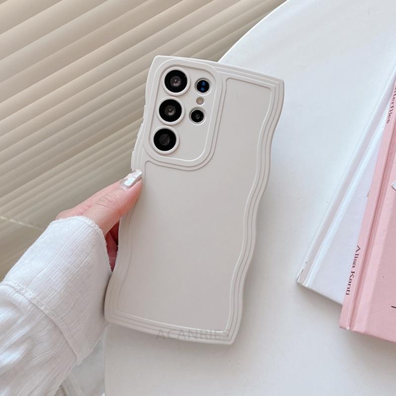 S 24 23 22 21 Кудрявый Волнистый Жидкий Силиконовый Чехол Для Samsung Galaxy S24 S23 S22 S21 S20 Plus Ultra Fe S10 Защитный Мягкий Чехол S23fe