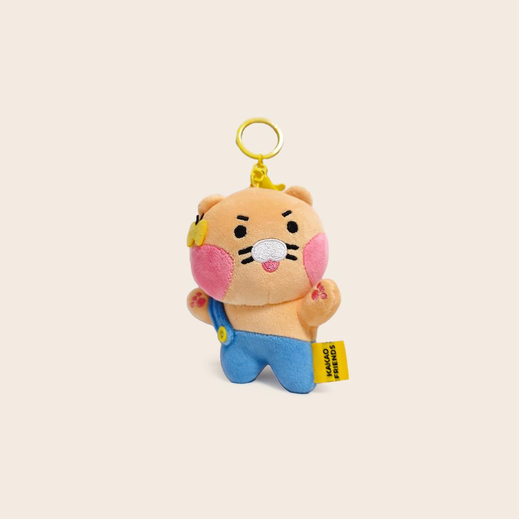 Плюшевая игрушка-подвеска Kakao Friends Чунсик слушает музыку и занимается спортом для рюкзака и ключей