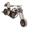 Movable Wheel Metal Motorcycle Model Handcrafted Metal Motorcycle Sculpture  Home Decor