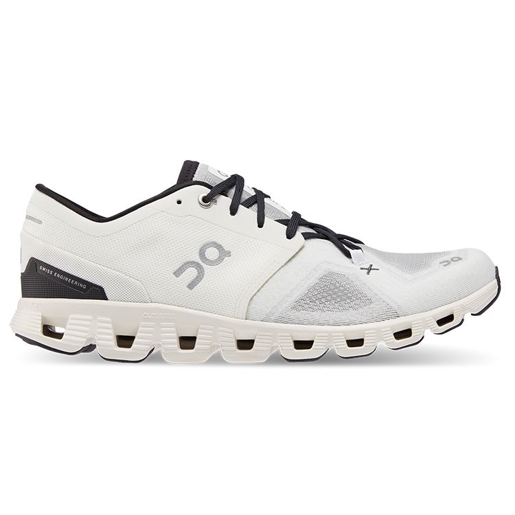 ON Cloud X 3 Ivory Black Men Sneakers Cream 60.98706
