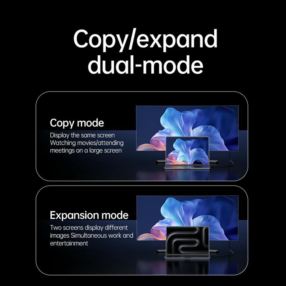 DP to Thunderbolt 3/4/5 Type-C Adapter 8K/120Hz Wired Screen Mirroring for Monitors Audio Sync Plug and Play