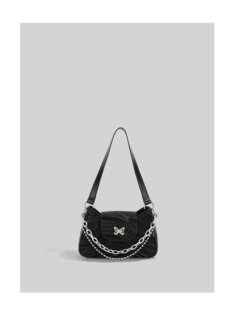 Трендовая женская сумка-багет подмышку 2025 года с высококачественной текстурой и нишевым дизайном