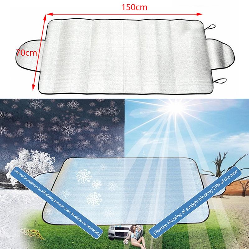 Car Windshield Snow Cover Winter Ice Frost Guard Sunshade Protector