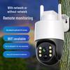 360° Panoramic Wireless Solar Camera: No Power/Network Needed, Lifetime Free Traffic Monitoring for Outdoor Use