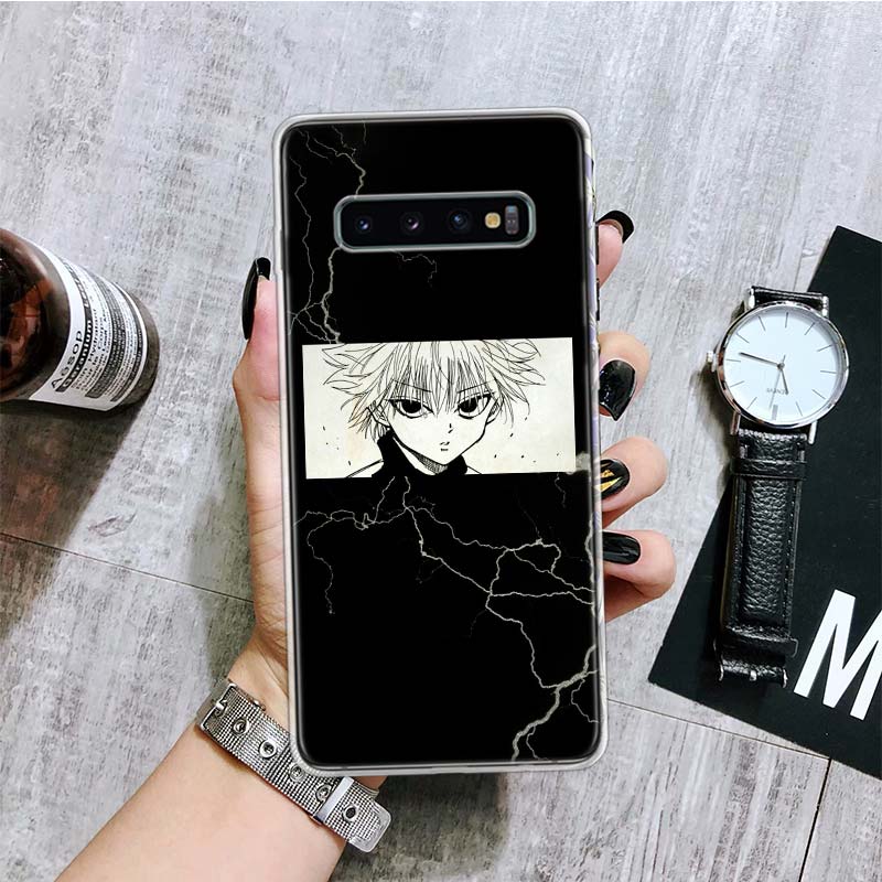 Чехол для телефона Hunter X Hunter Killua для Samsung Galaxy S20 FE S10 Plus S21 S22 Ultra S10E S9 S8 S7 Edge J4 + чехол Fundas
