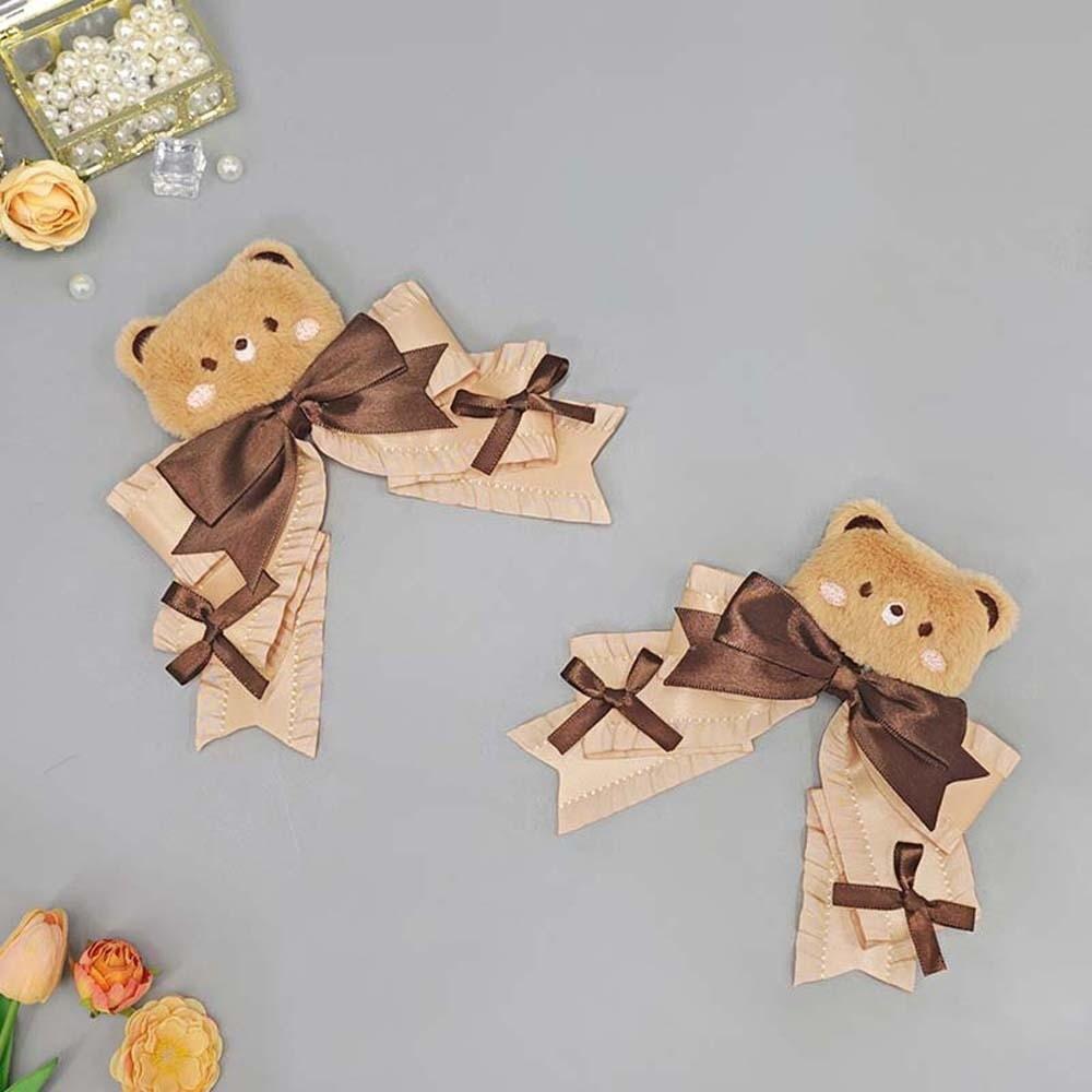 1 Pair Gothic Style Lolita Hair Clips Cartoon Animal Lolita Girls Barrettes Cosplay