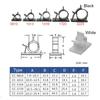 10pcs Practical Organizer Clamp Fastener Sticky Wire Management Cable Clip Buckle Line Fixer Holder