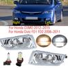 LED Car Front Bumper Fog Light Lamp For Honda Civic FD1 FD2 2006-2011 Halogen Foglight Foglamp For CIIMO 2012 2013 2014