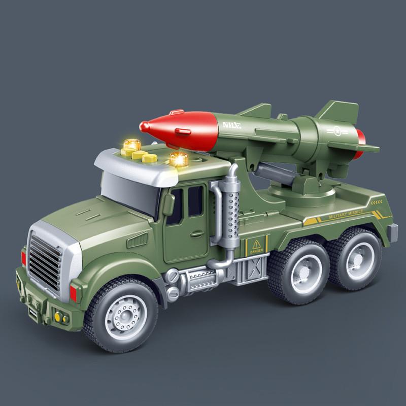 Childrens Rocket Artillery Vehicle Toy With Sound Music Story Machine For Kids Developmental Play