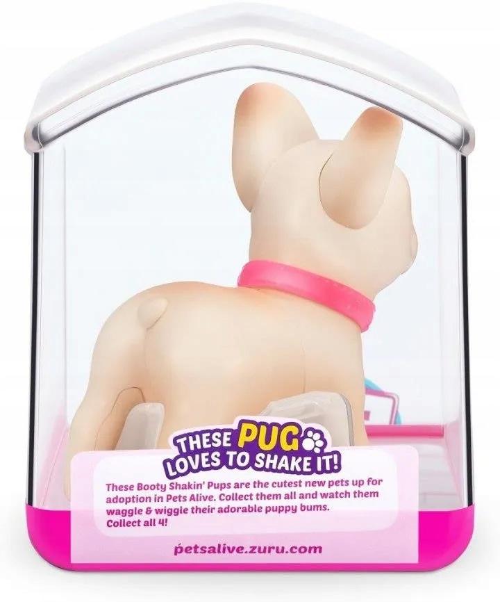 Zuru Alive Booty Shaking Pups Piesek Interaktywny Buldog Francuski Figurka