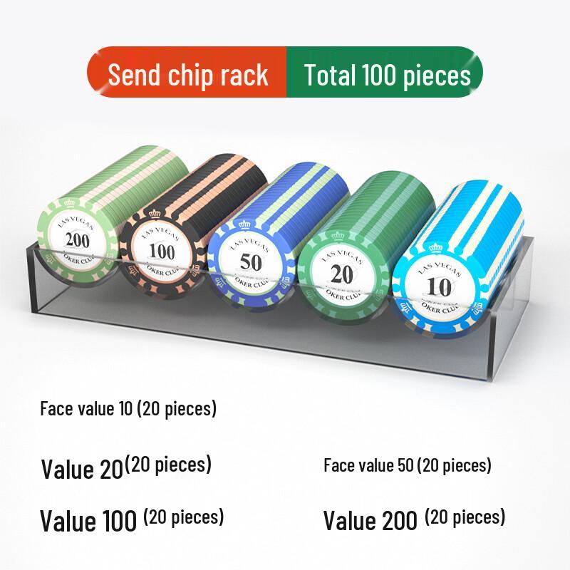 Набор глиняных фишек для покера Wangjing