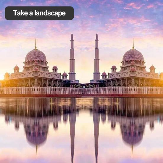 Универсальный зажим для камеры смартфона, размер зеркала, отражение, компактный, простая установка, отражатель для селфи мобильного телефона