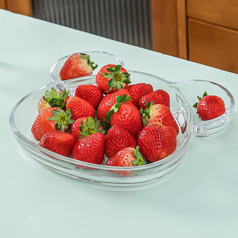 Creative Bear Shaped Spice Plates Seashell Shape Dumplings Bowl Serving Tray Dipping Sauce Salad Fruit Plate Kitchen Tableware