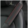 PU Leather Safety Belt Shoulder Cover Seat Belt Accessories Breathable Protection Seat Belt Padding Pad Auto Interior Accessories