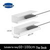 Under-Desk Cable Management Rack: No-Drill Wire Storage, Power Strip Fixing, Desk Organizer Box.
