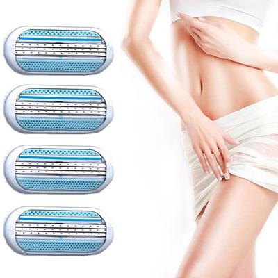 Безопасные бритвы, 4 шт., триммер для волос в ушах Venus для бритья для женщин, 3 лезвия