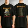 Megadeth Master of Death Itin World Tour Футболка - Разноцветная Высококачественная Роскошь для Мужчин и Женщин Топ Y2k