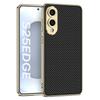For Samsung Galaxy S25 Edge Case Electroplating TPU+PC+PU Phone Back Cover