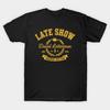 Мужская черная футболка с принтом Late Show With David Letterman Печать на трансферной бумаге без вырезания Хлопковая футболка