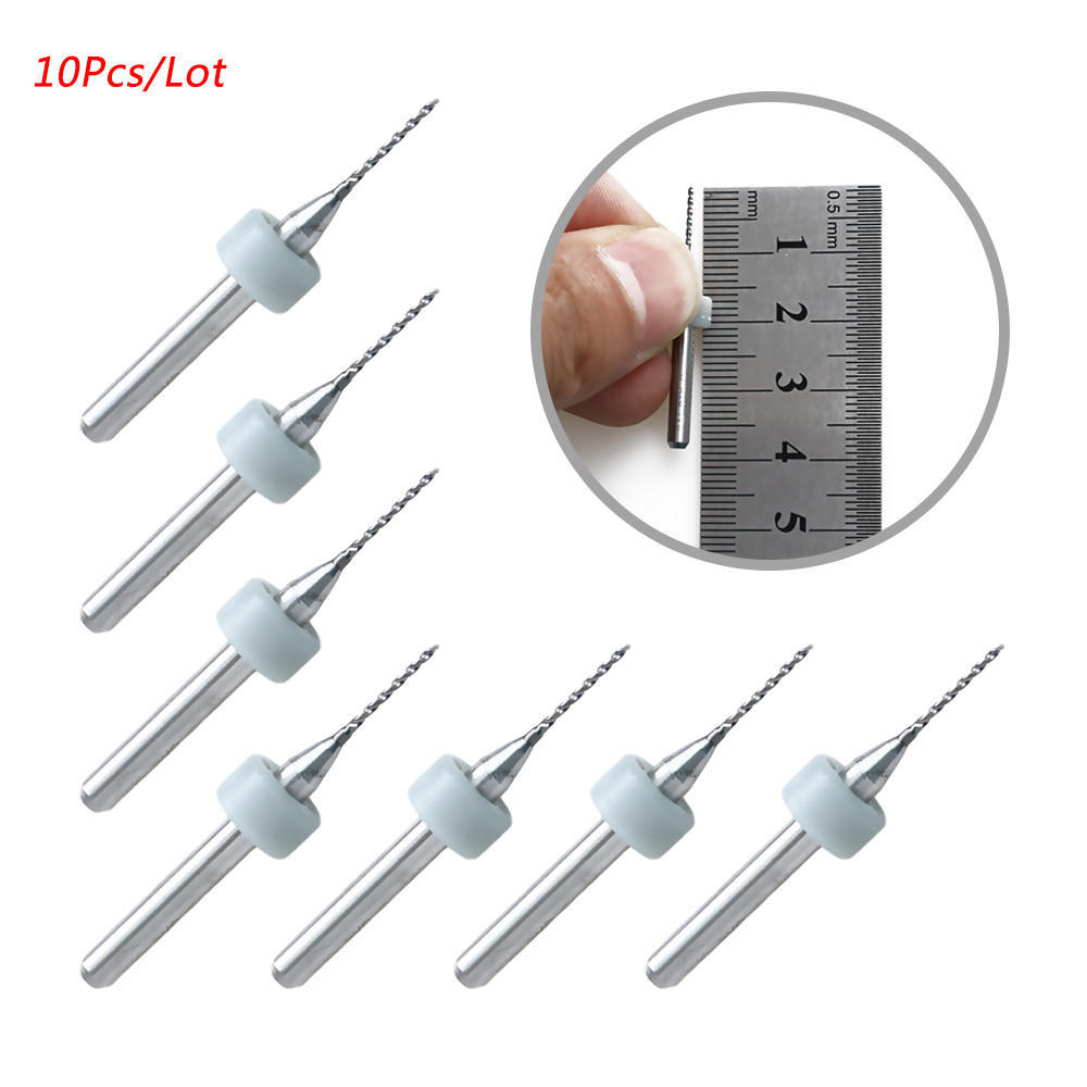 10pcs/lot 0.8mm Hot Sale CNC Carbide PCB Micro Drill Bits Circuit Print