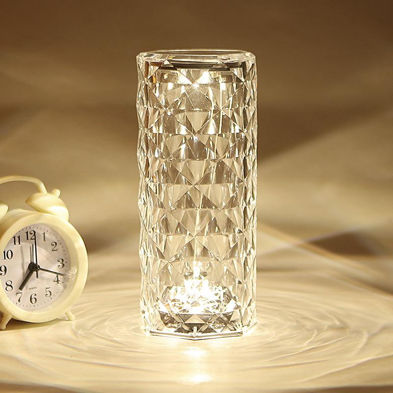 Crystal Lamp Small Waist Net Red Light Bedside Bedroom Led Small Night Lamp Gift Hot Sale Ambience