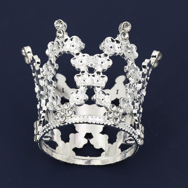 Украшение торта на день рождения, корона, цветы, аксессуары для украшения, мини-листья, детская корона