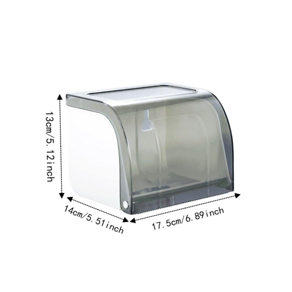 Waterproof Wall Mounted Tissue Case Toilet Roll Paper Dispenser Toilet Room