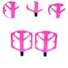 2x Bike Pedals Platform Pedals Nylon Replacement Sturdy High Performance Cycling