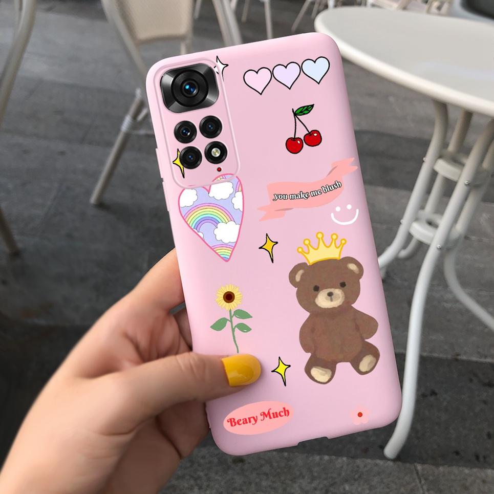 Стильный чехол для девочек для телефона Xiaomi Redmi Note 12 Pro Мягкий TPU чехол для Redmi Note 12 12s 4G note12 Pro Plus Pro+ 5G Чехол