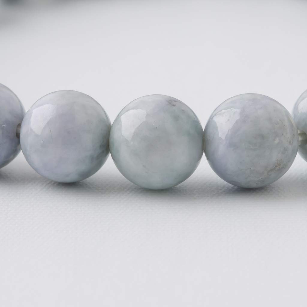 14cm Itoigawa Natural Jadeite Japanese National Jomon Power Stone Jadeite Workshop Special Paulownia Wood Quality Guarantee BR0241 (8mm beads, size)