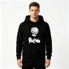 Men Anime Character Print Pullover Hoodie Casual Long Sleeve Streetwear Sweatshirt