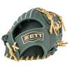 ZETT Youth Soft Steer Baseball D Green x Pastel Size L heights BJG742640 Glove, All-Around, Right-Handed Throw, Brown, (For 140-155cm),