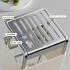 Kitchen Knife Holder Integrated Slant Insert Rack Space Saving Storage Multifunctional Kitchen Organizes for Utensils