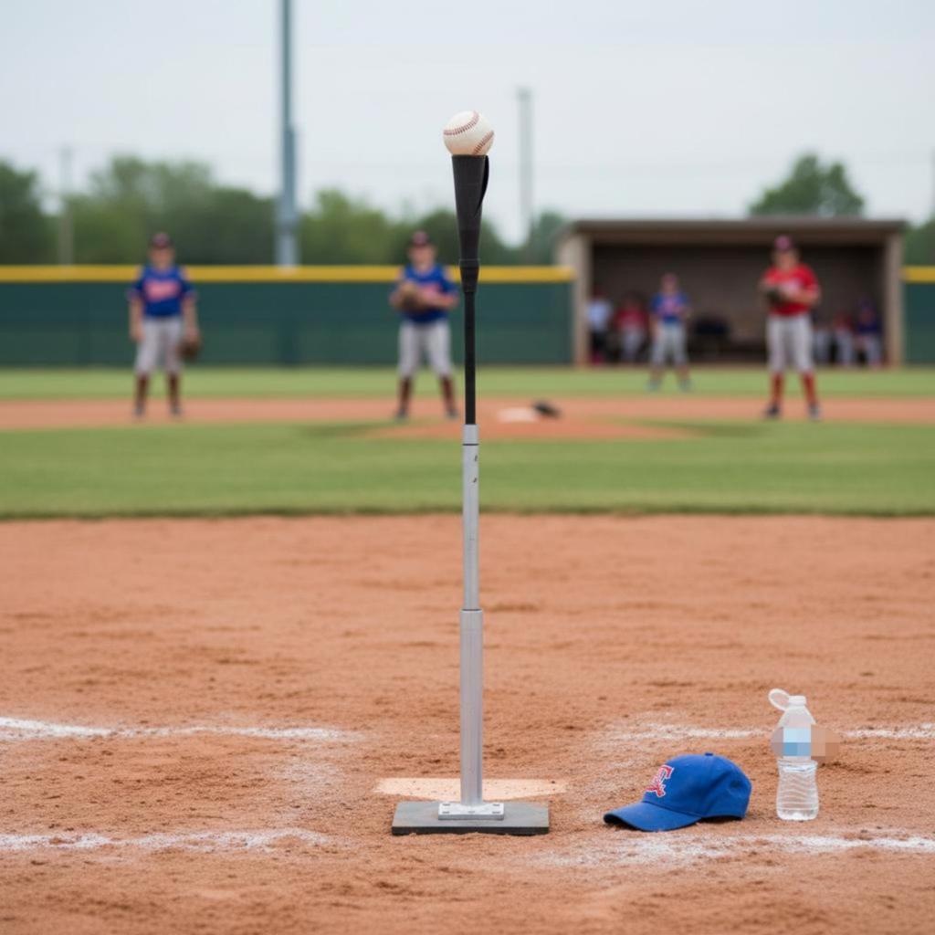 Diamond Sport Batting Tee Rubber Top Training Aid Mounting Plate