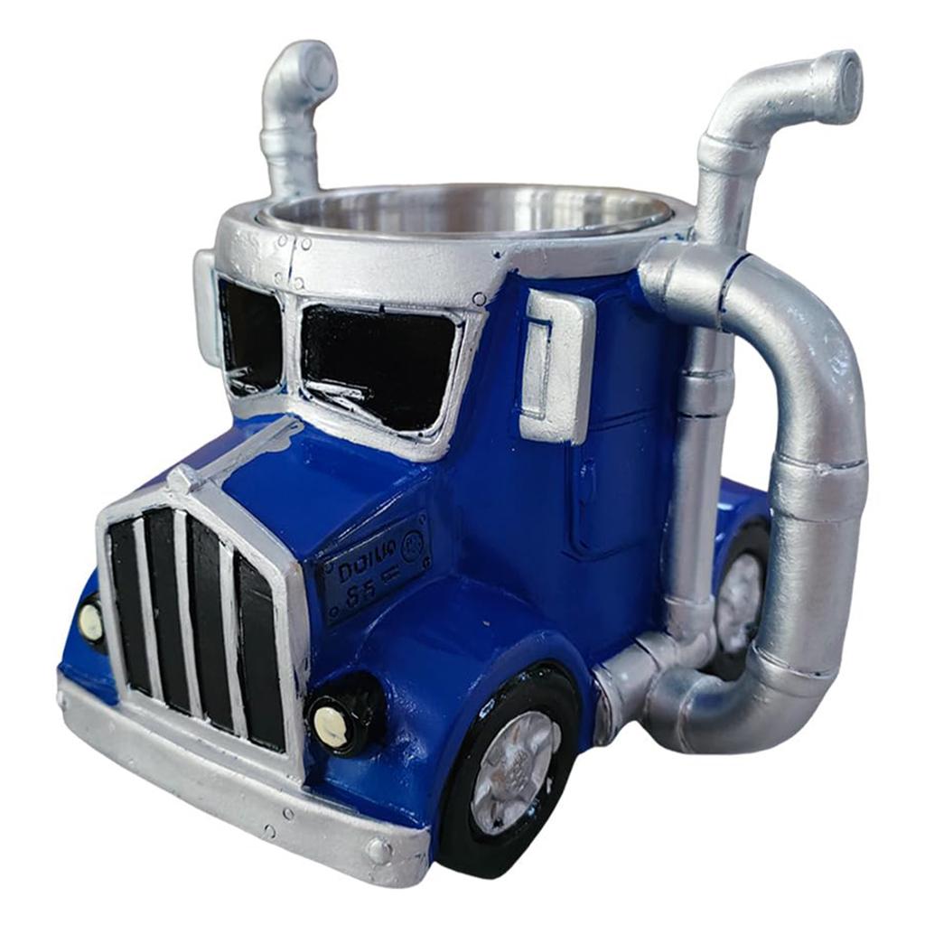Realistic Truck Shaped Mug With Durable Resin Material Perfect For Truck Enthusiasts And Outdoor Sports Lovers