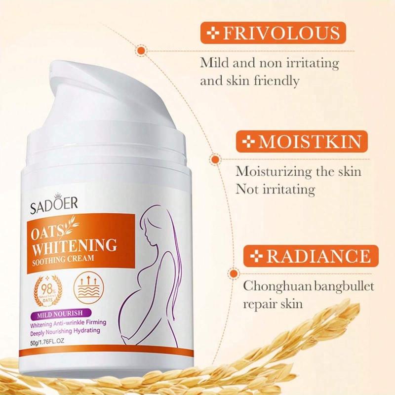 Успокаивающий крем с аминокислотами овса, ультраувлажняющий питательный крем для лица для нежной кожи