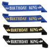 Birthday King Sash For Men Boy Happy 16Th 18Th 20Th 30Th Birthday Party Decor