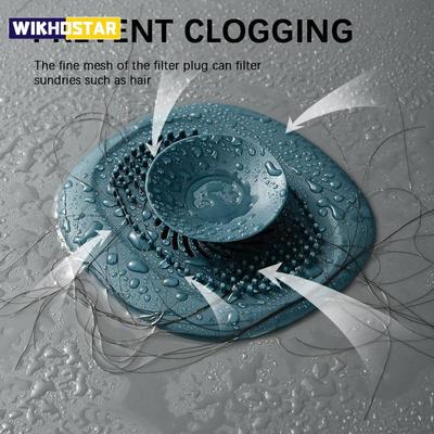 Сливной умывальник для ванной комнаты, ловушка для волос, неровный узор, пробка для ванны, сетчатый фильтр для раковины, кухонный аксессуар