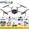 For DJI Mini 4 Pro Accessories Kit - Drone Filter Sets, Len Protector Cap, RC Joystick, Propeller, Landing Gear, Carrying Bag