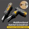 Telescopic Ratchet Screwdriver Multifunctional Adjustable Handle Slotted Phillips Bits Set Screwdriver Socket Repair Hand Tools