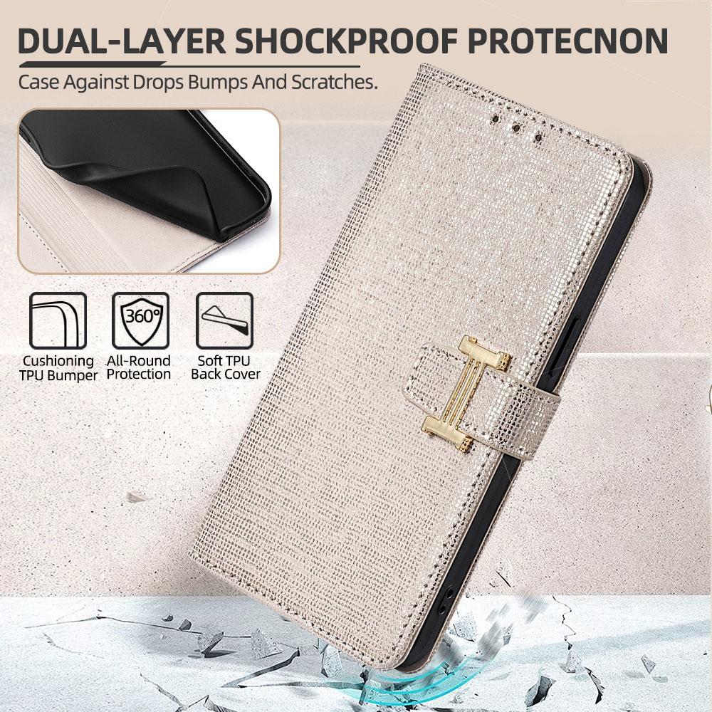 For Honor X70 5G Case Metal I-Buckle PU Leather Wallet Phone Cover