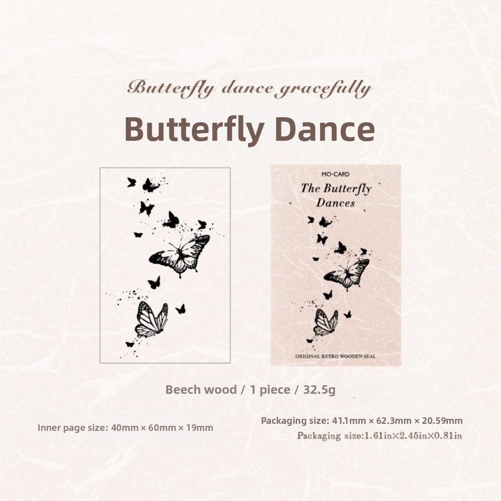 Flower Butterfly Leaves Rubber Craft Stamps Wooden Journal Stationery Children Stamp for Scrapbook