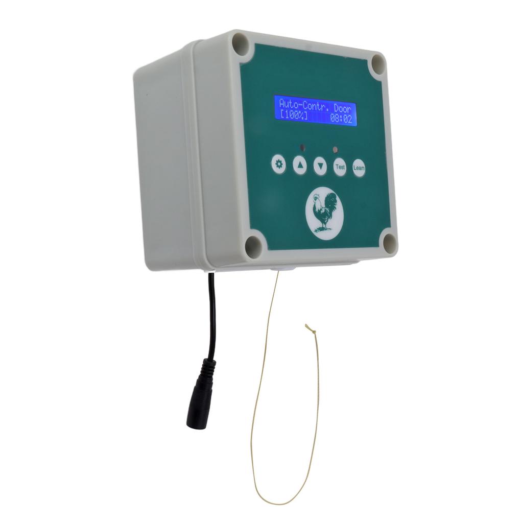 IP44 Автоматический контроллер двери курятника Таймер Светочувствительный пульт дистанционного управления дверью курятника