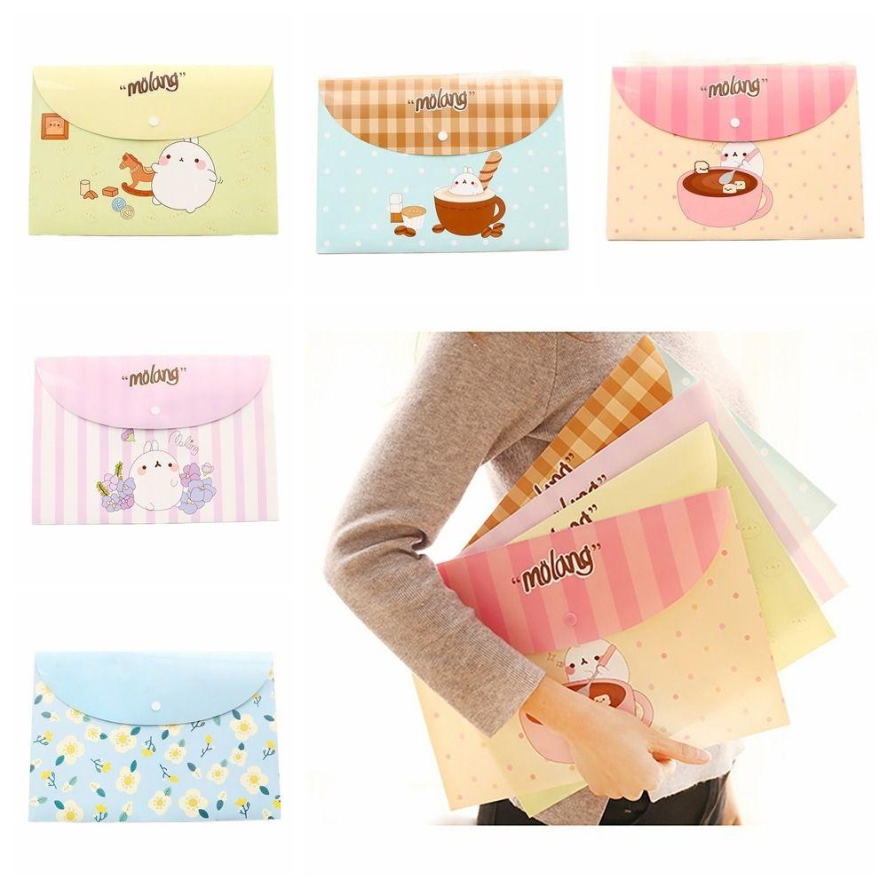 Stationery A4 File Bag PVC Floral File Bag High Quality Storage Bag