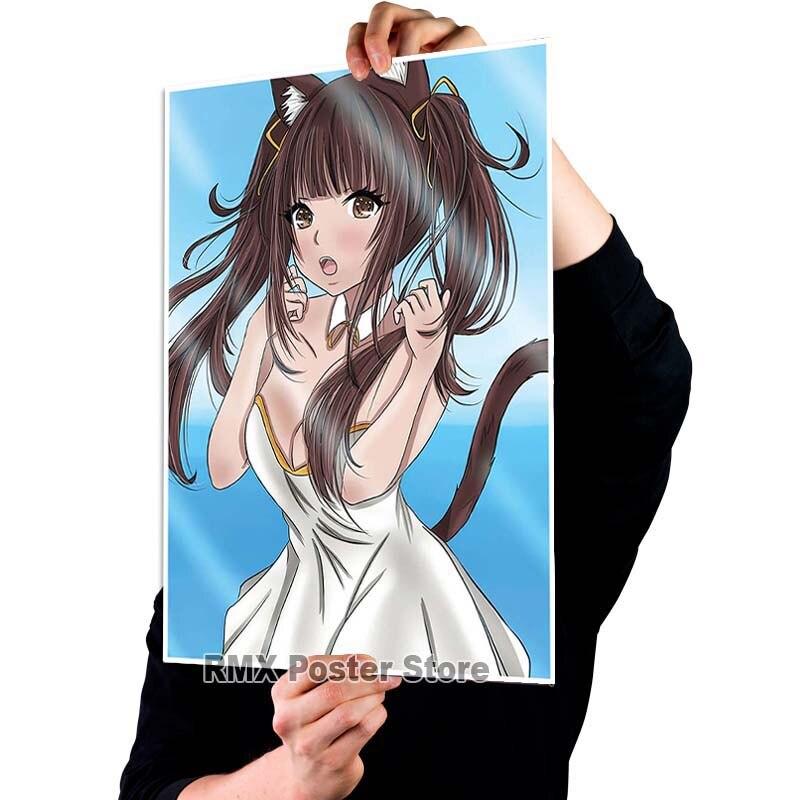 HD печать аниме корзина с фруктами плакаты белая бумага с покрытием постер для рисования настенный художественный декор гостиная домашний бар украшения фотографии