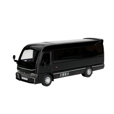 Масштаб 1/32 Toyota Coaster Роскошный Бизнес-Автомобиль Сплав Металл Литой Модель Автомобиля Интерьер Автомобилей Украшения Украшения для Компьютерного Стола Подарок