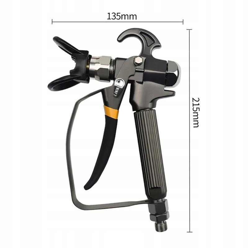 Rosfix Zestaw Malarski TurboJet TJ1 z Dyszą Ultra Spray Model 513 – Wysokowydajny Pistolet Malarski | Ergonomiczna Konstrukcja | Precyzyjne Natryski