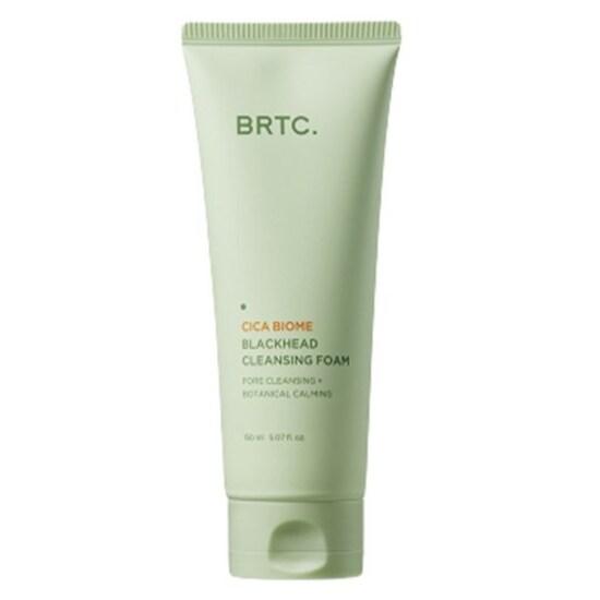 BRTC Cica Biome Blackhead Cleansing Foam Deep Pore Purifying Face Wash 150ml x2
